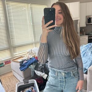 Ganni Striped Purple Women's Top